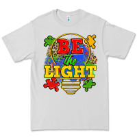 Dove Grey be the light Premium Tee - Zillion Design Studio