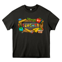 Asphalt teacher Heavy Core Tee - texasbilliewilder