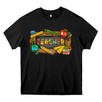 Black teacher Heavy Core Tee - texasbilliewilder