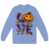 Colony Blue Love Halloween Long Sleeve Tee - Jasminsmagicworld