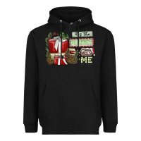 Black It's The Present For Me Heavyweight Hoodie - SublimationCraftShop