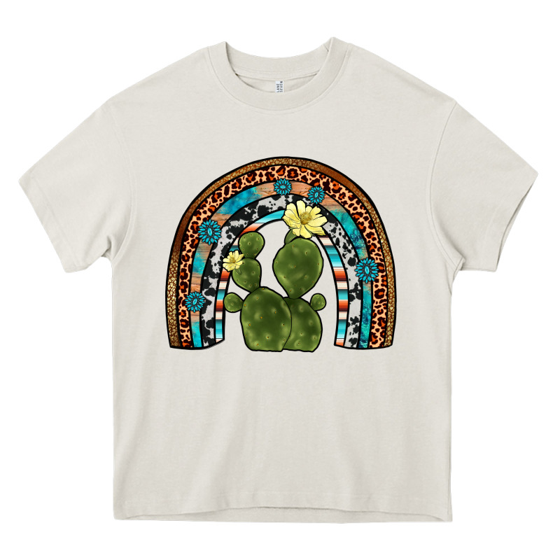 Cactus Gemstone Rainbow Heavy Core Tee by Artiststas | Teevron