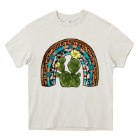 Cream cactus gemstone rainbow Heavy Core Tee - Artiststas