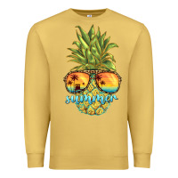 Antique Gold pineapple summer Premium Sweatshirt - BarkalooDesign