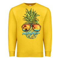 Lemon pineapple summer Premium Sweatshirt - BarkalooDesign