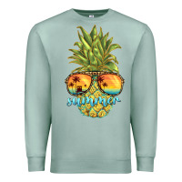 Seafoam pineapple summer Premium Sweatshirt - BarkalooDesign