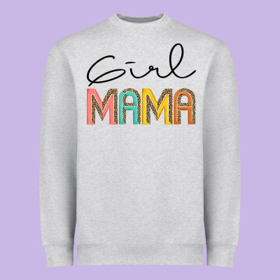 Girl Mama Heavyweight Sweatshirt Designed By Jahusdesignshop