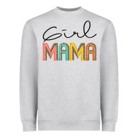 Heather Grey Girl mama Heavyweight Sweatshirt - JahusDesignShop