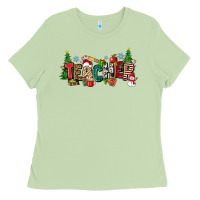 Matcha Christmas teacher Ladies Tee - Zillion Design Studio