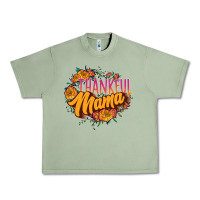 Oil Green thankful mama Urban Heavy Tee - JahusDesignShop