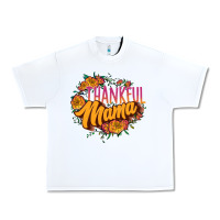 White thankful mama Urban Heavy Tee - JahusDesignShop