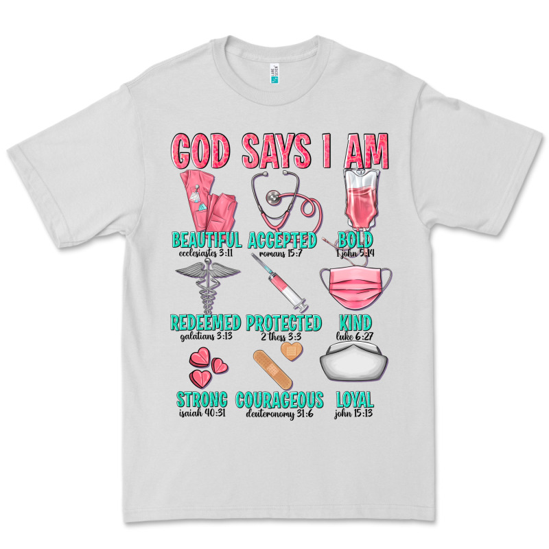 God Says I Am Premium Tee by texasbilliewilder | Teevron