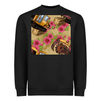 Black trencher chain seamless pattern Heavyweight Sweatshirt - BundleAndBundleShop