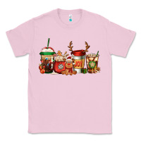 Bubblegum Pink Reindeer Christmas Coffee Cups Classic Tee - Jasminsmagicworld