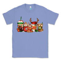 Colony Blue Reindeer Christmas Coffee Cups Classic Tee - Jasminsmagicworld