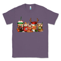 Lavender Reindeer Christmas Coffee Cups Classic Tee - Jasminsmagicworld