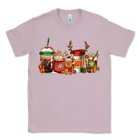 Lilac Reindeer Christmas Coffee Cups Classic Tee - Jasminsmagicworld