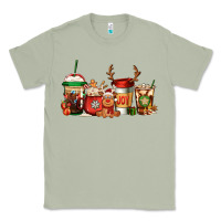 Matcha Reindeer Christmas Coffee Cups Classic Tee - Jasminsmagicworld