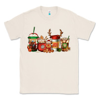 Natural Reindeer Christmas Coffee Cups Classic Tee - Jasminsmagicworld