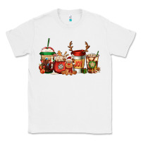 White Reindeer Christmas Coffee Cups Classic Tee - Jasminsmagicworld
