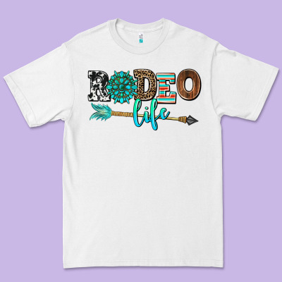Rodeo Life With Gemstone Premium Tee Designed By Adodesignshop