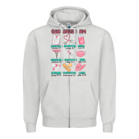 Dove Grey god says i am nurse Zipper Hoodie - MaliasSmallBusiness