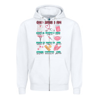 White god says i am nurse Zipper Hoodie - MaliasSmallBusiness