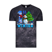 Cloud Black first winter with snowman Vintage Tee - AdoDesignShop