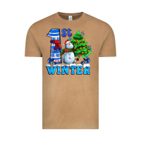 Vintage Camel first winter with snowman Vintage Tee - AdoDesignShop