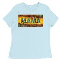Baby Blue Mama with gemstone Ladies Tee - RanaPortraitStore