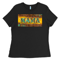 Black Mama with gemstone Ladies Tee - RanaPortraitStore
