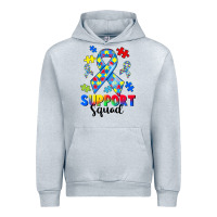Heather Grey support squad autism Urban Hoodie - CowGirlArtShop
