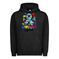 Pigment Black support squad autism Urban Hoodie - CowGirlArtShop