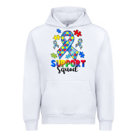 White support squad autism Urban Hoodie - CowGirlArtShop
