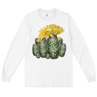 White texas rainbow cactus Long Sleeve Tee - LillyAllenDesigns