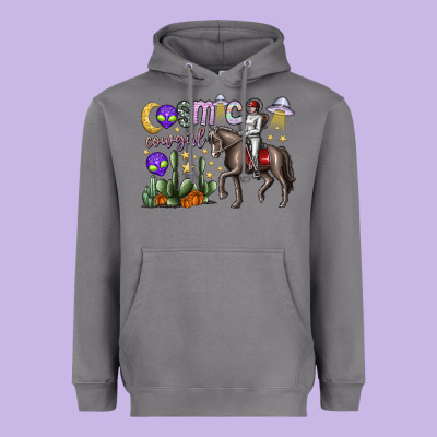 Cosmic Cowgirl Heavyweight Hoodie Designed By Sublimationcraftshop