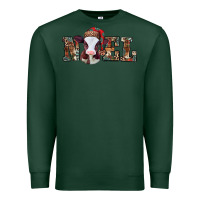 Sports Green western christmas baby cow noel Premium Sweatshirt - Jasminsmagicworld