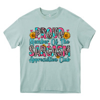 Arona proud member of the sarcasm appreciation club Heavy Core Tee - Zillion Design Studio