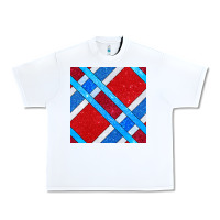 White Glitter 4th Of July Seamless Pattern Urban Heavy Tee - BundleAndBundleShop