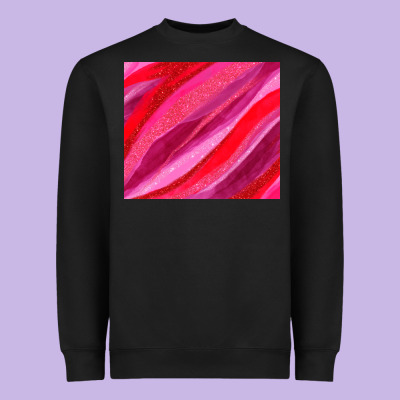 Valentines Day Glitter And Watercolor Heavyweight Sweatshirt Designed By Adodesignshop