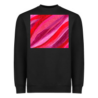 Black valentines day glitter and watercolor Heavyweight Sweatshirt - AdoDesignShop