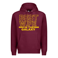 Burgundy BEST WIFE IN THE GALAXY Premium Hoodie - Bettercallsaul