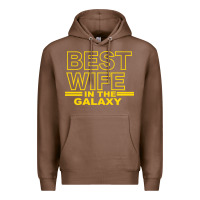 Chestnut BEST WIFE IN THE GALAXY Premium Hoodie - Bettercallsaul