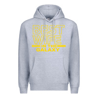Heather Grey BEST WIFE IN THE GALAXY Premium Hoodie - Bettercallsaul