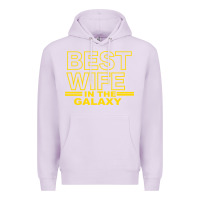 Lilac BEST WIFE IN THE GALAXY Premium Hoodie - Bettercallsaul