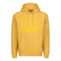 Mustard BEST WIFE IN THE GALAXY Premium Hoodie - Bettercallsaul