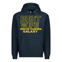 Navy BEST WIFE IN THE GALAXY Premium Hoodie - Bettercallsaul