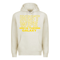 Oatmeal Heather BEST WIFE IN THE GALAXY Premium Hoodie - Bettercallsaul