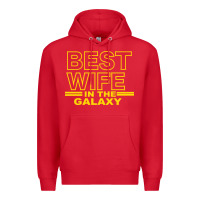 Red BEST WIFE IN THE GALAXY Premium Hoodie - Bettercallsaul