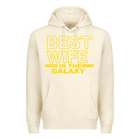 Sandshell BEST WIFE IN THE GALAXY Premium Hoodie - Bettercallsaul